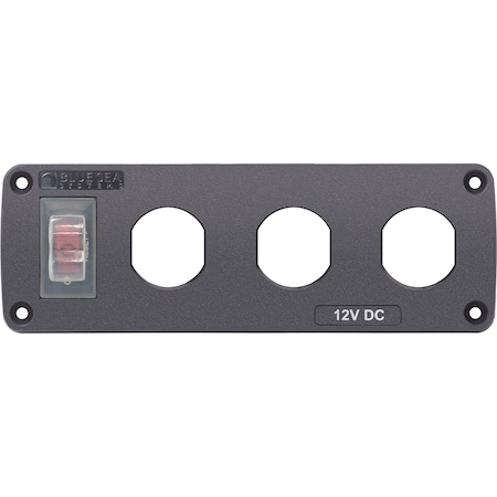 Blue Sea Systems 4367 Water Resistant USB Accessory Panel - 15A Circuit Breake 4367